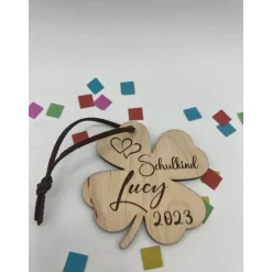 Anhänger Holz Schultüte / Schulanfang / personalisiert