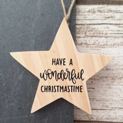 Anhänger Weihnachtsstern ~ Holzstern ~ Deko Stern ~ Weihnachtsdeko