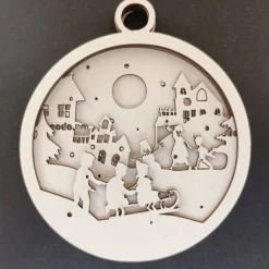 Anhänger Winterlandschaft Mulitlayer