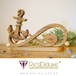 Aphrodite Unendlichkeitszeichen Anker Herz Gravur Hochzeitsgeschenk Geschenk Verlobung Jahrestag Herz Hochzeit