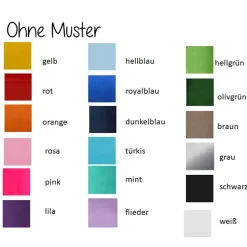 Applikation / Aufnäher / Button Stern im Kreis SCHULKIND mit Namen - Wunschfarben