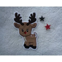 Applikation süsses Rentier, Aufnäher
