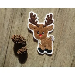 Applikation süsses Rentier, Aufnäher