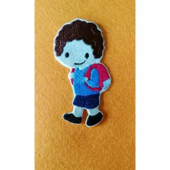 Applikationen, Stickbilder für den Schulanfang zum aufbügeln, Stickbilder, Bügelbilder