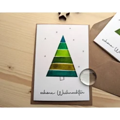 Aquarell Weihnachtskarte 