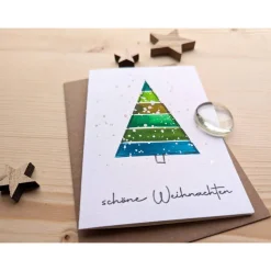 Aquarell Weihnachtskarte 