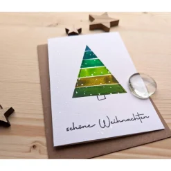 Aquarell Weihnachtskarte 