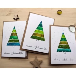 Aquarell Weihnachtskarte 