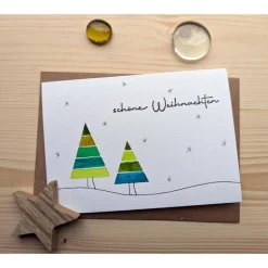 Aquarell Weihnachtskarte 