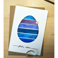 Aquarell-Osterkarte 