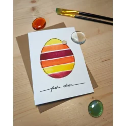Aquarell-Osterkarte 