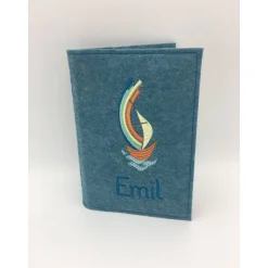 Arche Gotteslobhülle Gebetbuch Hülle Geschenk Kommunion Firmung Geschenkidee personalisiert mit Namen und Datum