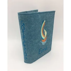 Arche Gotteslobhülle Gebetbuch Hülle Geschenk Kommunion Firmung Geschenkidee personalisiert mit Namen und Datum