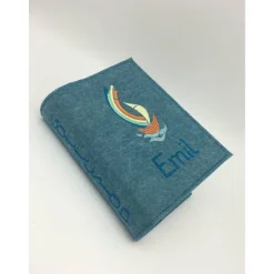 Arche Gotteslobhülle Gebetbuch Hülle Geschenk Kommunion Firmung Geschenkidee personalisiert mit Namen und Datum