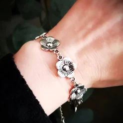 Armband Blume, Trachtenschmuck, Dirndlschmuck