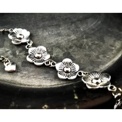 Armband Blume, Trachtenschmuck, Dirndlschmuck