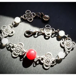 Armband mit Jadeperlen, Vintage-Stil, Damenarmband, Armschmuck**Wiesn*121