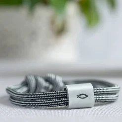 Armband personalisiert mit Gravur handgestempelt zur Taufe, Kommunion, Geburtstag, Schulanfang, Konfirmation, ichthys, Kreuz