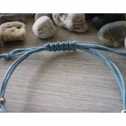 Armband zur Kommunion / Konfirmation mit Kreuz und Fisch / Regenbogen