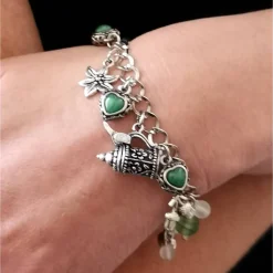 Armband,Wiesn, Bettelarmband, Trachtenschmuck, Dirndl, Brezen, Herz, Maß, Maßkrug, Bettelarmband