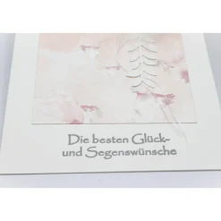 Außergewöhnliche Glückwunschkarte zur Kommunion oder Konfirmation