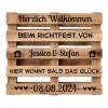 Aufkleber für Palette Richtfest , Palettenaufkleber Bauherren Partyschild, personalisiert