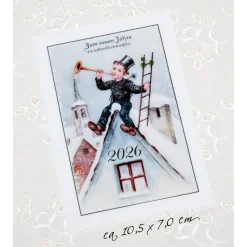 Aufnäher Patches Applikation Stoffbild Neujahrsgrüße und Wünsche für das Jahr 2026