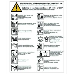 Aufrichtiges Beileid * GeschenkSet * Für immer im * Ster * Holzverpackung * Kerzenhalter * Kerze