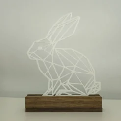 Aufsteller Osterhase geometrisch