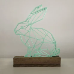 Aufsteller Osterhase geometrisch