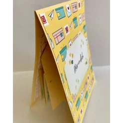 Aufwendig gestaltete Geburtstagskarte - Nachträgliche Gratulation 3D  PopUp Karte -  Besonders geformte Karte