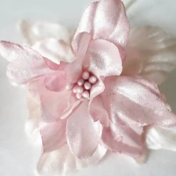 Aufwändige Blüten mit Perlmuttschimmer, Deko