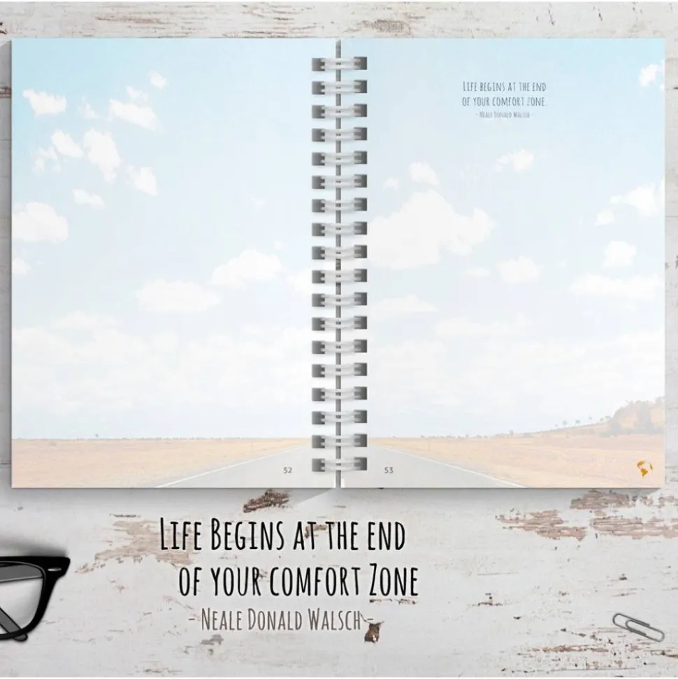 Australien Reisetagebuch zum selberschreiben / als Abschiedsgeschenk - DIN A5 mit interaktiven Aufgaben & Reise-Zitaten