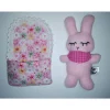 Baby Häschen, mit Steckkissen, Stofftier, Kuscheltier, Dekoration