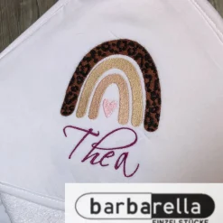 Baby Set 2- Teilig (Kapuzenhandtuch & Shirt)