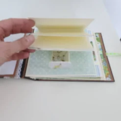 Babyalbum, Fotoalbum, Mini-Album, Leporello Baby, Mädchen, Kind, Größe 17 x 16,5 x 2,5 cm