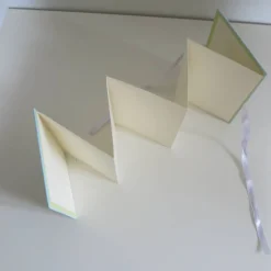 Babyalbum Leporello Mädchen – Mini-Album für Babyfotos, 15 x 11 cm, Geschenkidee