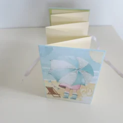 Babyalbum Leporello Mädchen – Mini-Album für Babyfotos, 15 x 11 cm, Geschenkidee