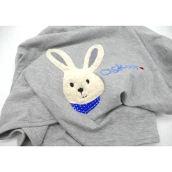 Babydecke mit Hasen und Namen - Kindergartendecken - Wunschdecke - Kinderdecke _ Schmusedecke mit Namen