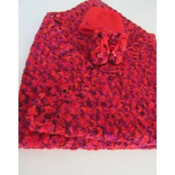 Baby-Geschenkset: Babydecke, Mützchen und Schühchen