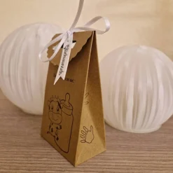 Baby-Geschenkverpackung / Glückwunschgeschenk / Schnuller-Motiv / Babyzauber / Kuh-Motiv / niedlich / Glückwunsch