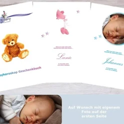 Babyhoroskop Geschenkbuch - außergewöhnliches Geschenk zu Geburt/Taufe