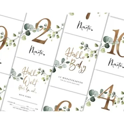 Baby-Monatskarten MATTI