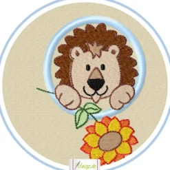 Badeponcho mit Namen und Wunschmotiv, Geschenkidee - Taufe - Geburt