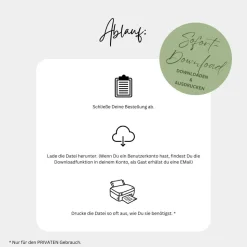 Banderolen für Freudentränen (A) | digitale Datei Sofortdownload | Banderolen selbst drucken | Eukalyptus Stil | DIY