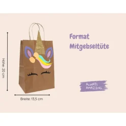 Bastelbox Einhorn | Einladungskarten Einhorn | Einladung Kindergeburtstag | Mitgebseltüten | Girlande Einhorn