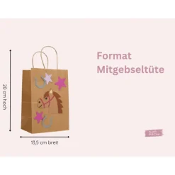 Bastelbox Kindergeburtstag Pferd | Einladung Pferdegeburtstag | Einladung Kindergeburstag | Mitgebsel Pferd