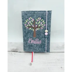 Baum Gotteslobhülle Gebetbuch Hülle Geschenk Kommunion Firmung Geschenkidee Gott Kirche religiös personalisiert