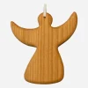 Baumschmuck Engel aus Kirschbaum-Holz – Natürliche Weihnachtsdeko & Geschenkanhänger
