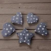 Baumschmuck 5-er Set blau